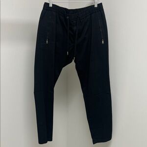 Dolce and Gabbana Twill Pant With Jogger Waistline